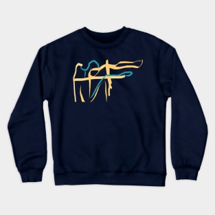 Flags On A Hill by AVERY Crewneck Sweatshirt